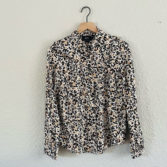 Anthropologie Maeve Katia Ruffled Buttondown - Picture 1 of 14